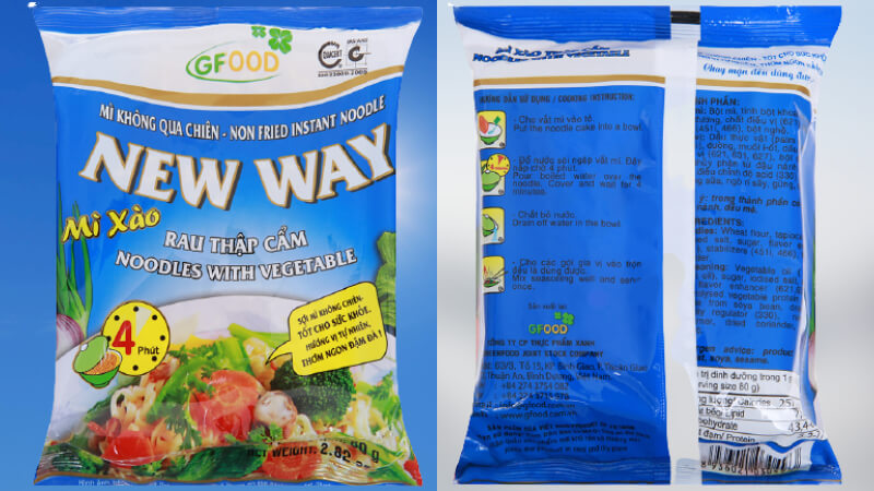 Mì xào rau thập cẩm New Way