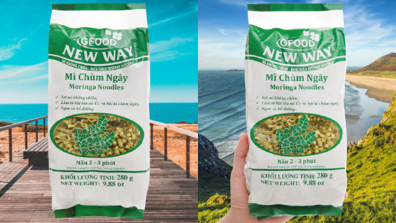 Mì chùm ngây không chiên New Way