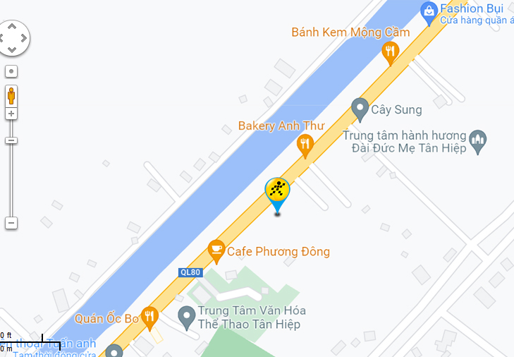 Hình bản đồ Siêu thị Trung Tâm Bảo Hành Tân Tiến, Tân Thành, Tân Hiệp, Kiên Giang
