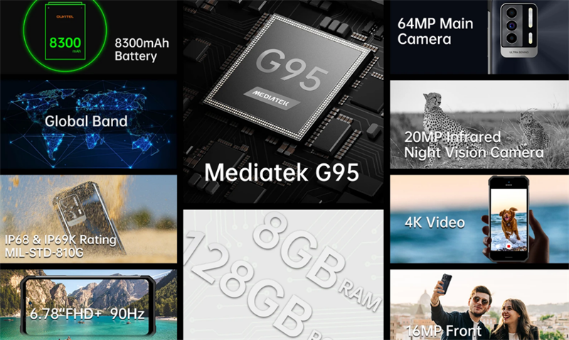 Thông số kỹ thuật và tính năng của Oukitel WP17 Thông số kỹ thuật và tính năng của Oukitel WP17