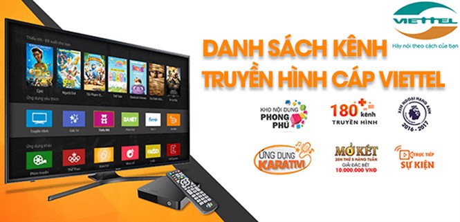 Danh sách kênh của truyền hình cáp Viettel mới và đầy đủ nhất | Cập nhật năm 2021