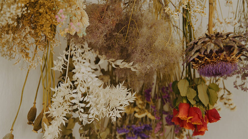 The simplest way to make natural dried flowers, with less effort and still beautiful