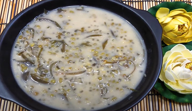 Cách nấu chè đậu xanh bột báng cốt dừa thơm ngon đúng điệu