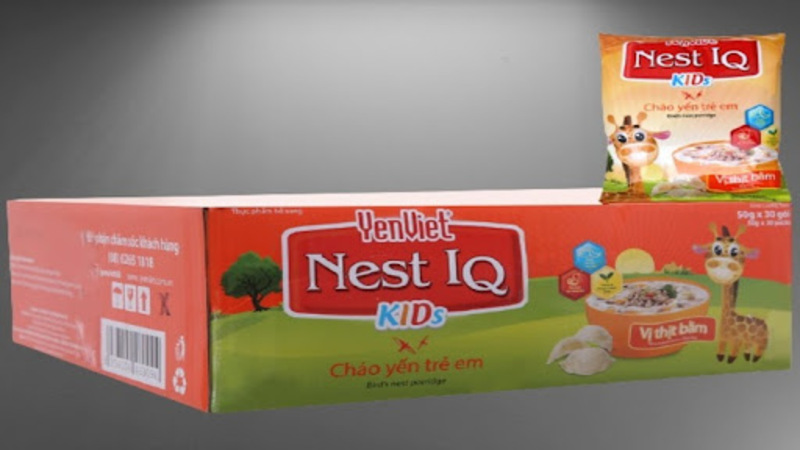 Cháo yến trẻ em Yến Việt Nest IQ Kids thịt bằm