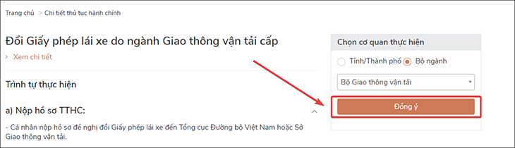 Cuối cùng, bạn hãy chọn mục Đồng ý