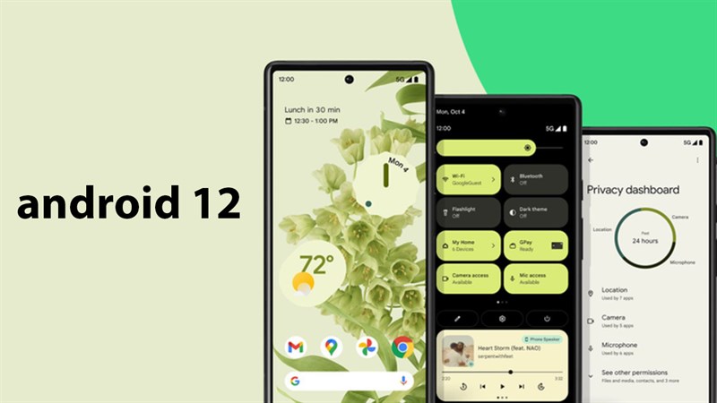 Android 12 đã có mặt trên dòng Pixel, điện thoại Android khác đợi nhé!