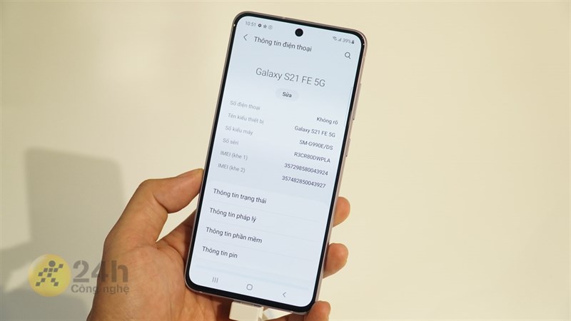 Galaxy S21 FE cấu hình được trang bị con chip Exynos 2100 Galaxy S21 FE cấu hình được trang bị con chip Exynos 2100