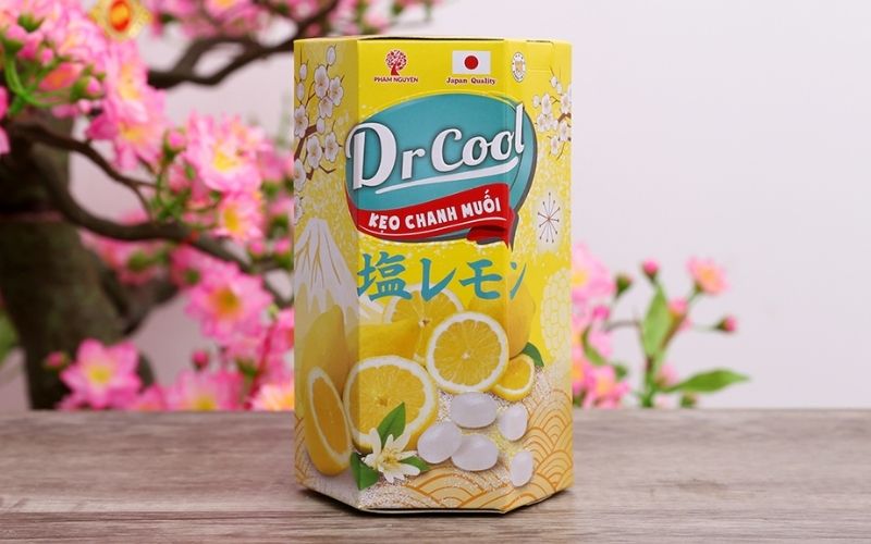 Hộp 120g kẹo ngậm Dr Cool hương chanh muối