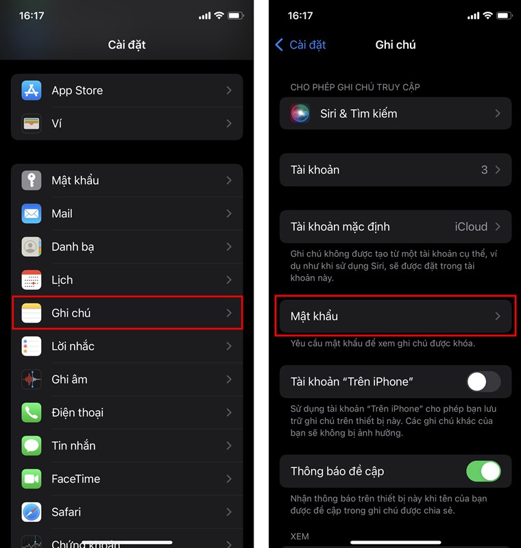Cách xóa mật khẩu ghi chú trên iPhone Cách xóa mật khẩu ghi chú trên iPhone
