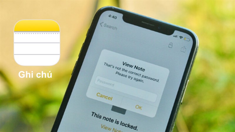 Cách xóa mật khẩu ghi chú trên iPhone Cách xóa mật khẩu ghi chú trên iPhone