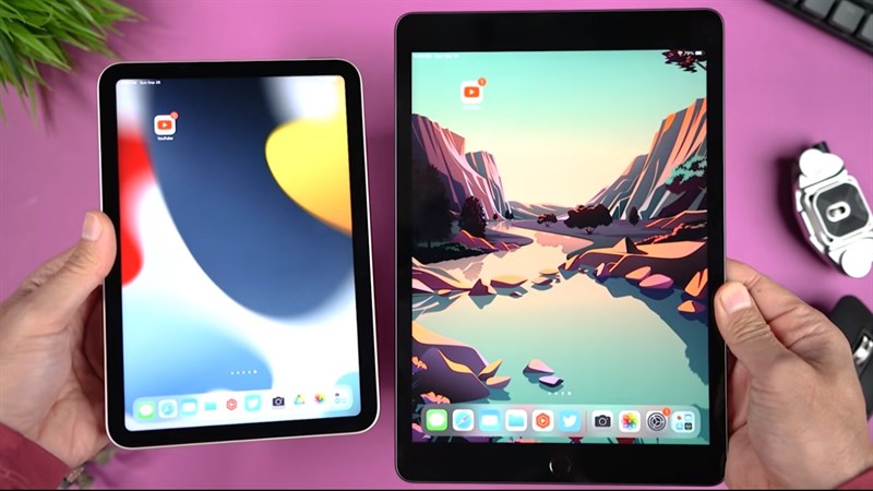 iPad Gen 9 và ipad Mini 6