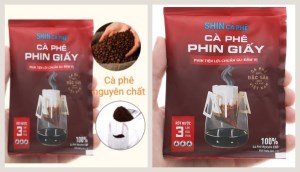 Tiện lợi hơn với cà phê giấy Shin Coffee