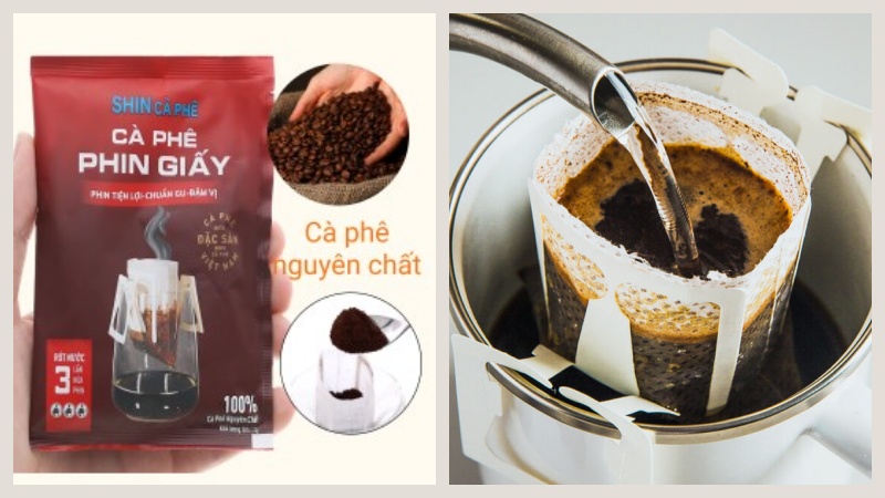 Cách pha cà phê giấy Shin Coffee