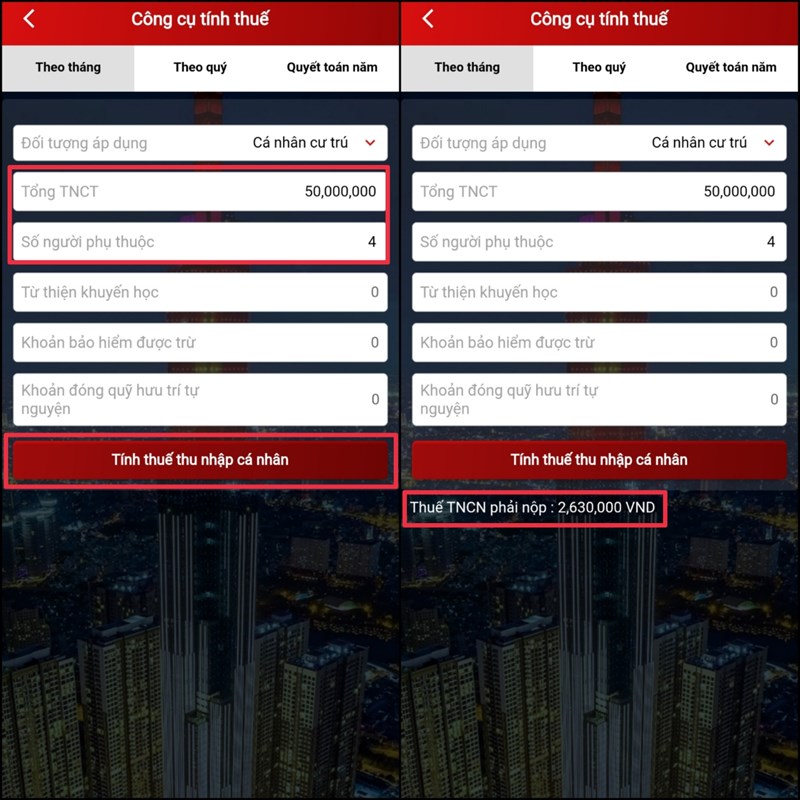 Cách tính thuế thu nhập Cách tính thuế thu nhập