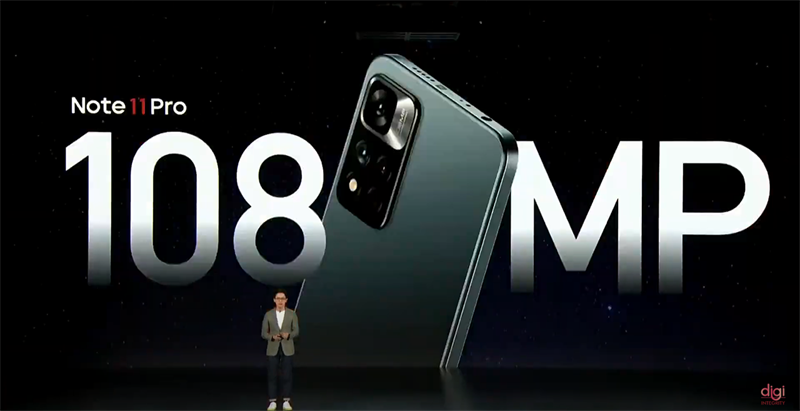 Redmi Note 11 Pro với cảm biến chính lên đến 108 MP