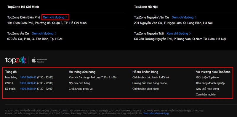 Cách sử dụng các tính năng trên website TopZone Cách sử dụng các tính năng trên website TopZone