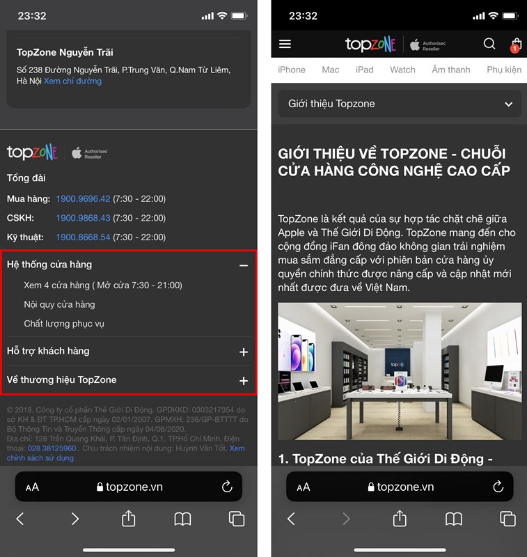 Cách sử dụng các tính năng trên website TopZone Cách sử dụng các tính năng trên website TopZone