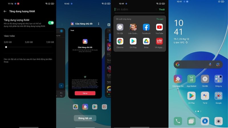 Tính năng mở rộng RAM khá ấn tượng nhưng chưa thực sự cần thiết trên OPPO Reno6 Pro 5G. Tính năng mở rộng RAM khá ấn tượng nhưng chưa thực sự cần thiết trên OPPO Reno6 Pro 5G.