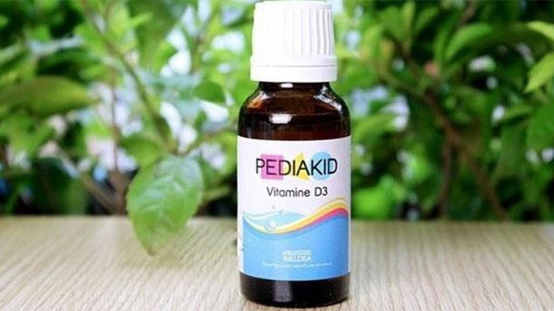 Pediakid vitamin D3 có thành phần 100% tự nhiên