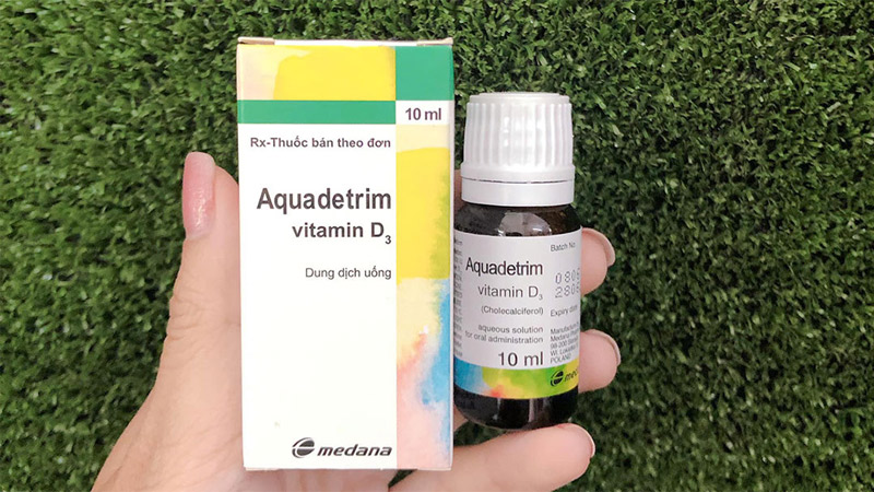 Aquadetrim Vitamin D3 là sản phẩm được bán theo đơn