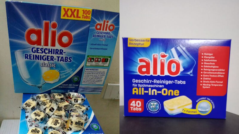 Viên rửa bát Alio được sản xuất bằng công nghệ hiện đại, tích hợp công nghệ Nano