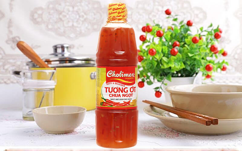 Tương ớt chua ngọt Cholimex với 19% ớt tươi