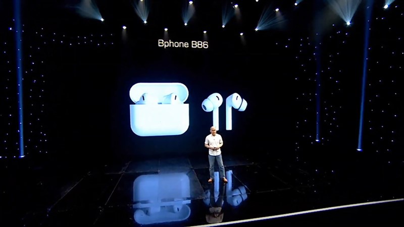 Tai nghe không dây AirB từng được Bkav giới thiệu tại sự kiện ra mắt Bphone B86 Tai nghe không dây AirB từng được Bkav giới thiệu tại sự kiện ra mắt Bphone B86