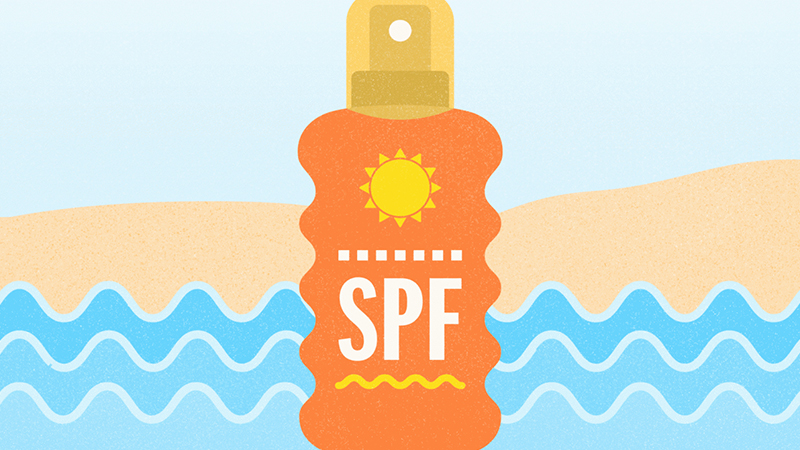 Dùng chống nắng có mức SPF30 vào buổi sáng khi dùng retinol 