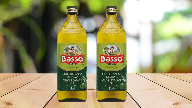 Dầu olive Pomace Basso chai 1 lít