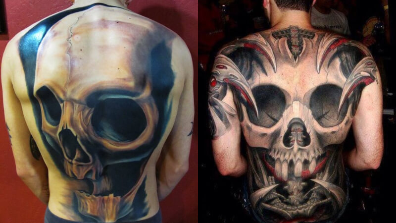 Drawing Skull tattoo, Cách vẽ Hình xăm đầu lâu đẹp mà đơn giản nha - YouTube