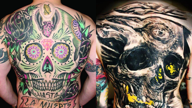 HÌNH XĂM ĐẦU LÂU - SKULL TATTOO