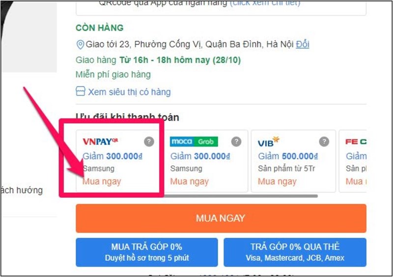 Quét VNPAY, giảm ngay 300K khi mua đồng hồ thông minh Samsung, Garmin