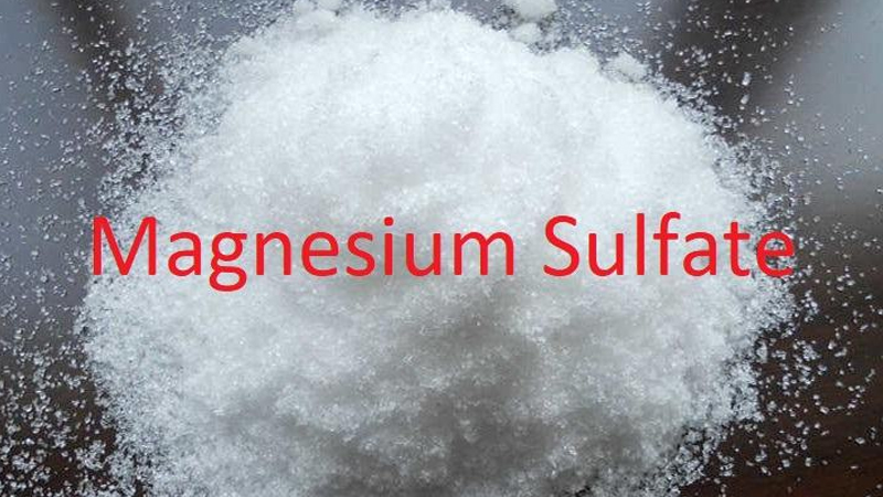 Magnesium sulfate được hình thành bằng cách kết hợp magie, lưu huỳnh và oxy