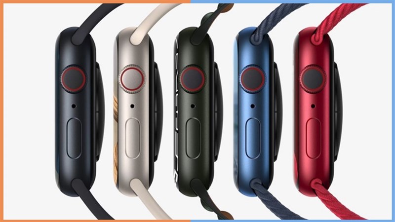 Các màu sắc Apple Watch S7 Thế Giới Di Động có kinh doanh