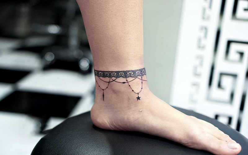 Hình xăm đẹp ở Cổ Chân (0141) tại ĐỖ NHÂN TATTOO | Tatoveringsidéer,  Tatoveringer, Små tatoveringer