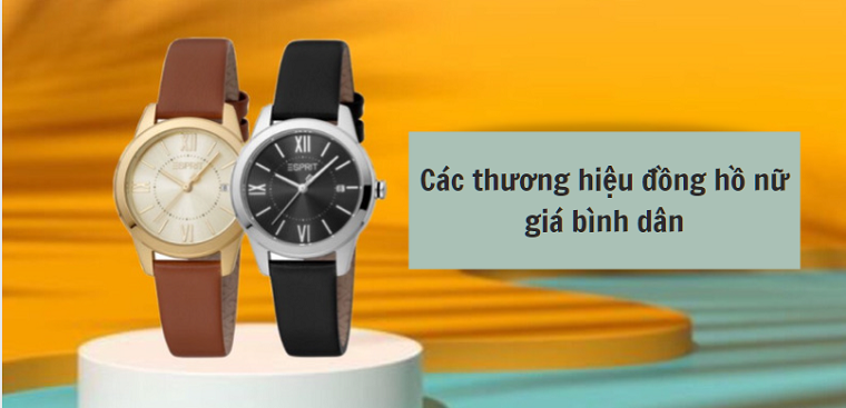 16+ thương hiệu đồng hồ nữ được yêu thích nhất tại Điện máy XANH