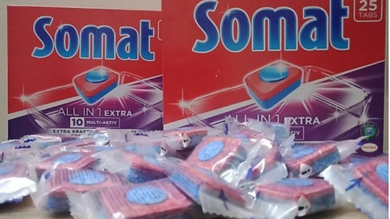 Viên rửa bát Somat thích hợp với tất cả các loại máy rửa bát