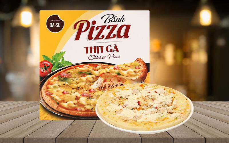 Pizza nhân thịt gà Da&su