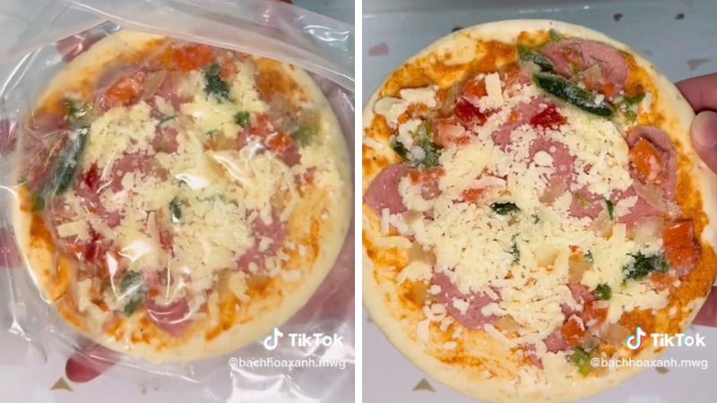 Rã đông pizza ở nhiệt độ phòng