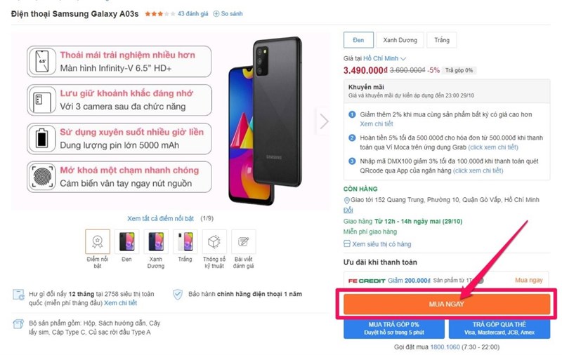 Các bước nhận ưu đãi khi thanh qua Ví Moca Các bước nhận ưu đãi khi thanh qua Ví Moca