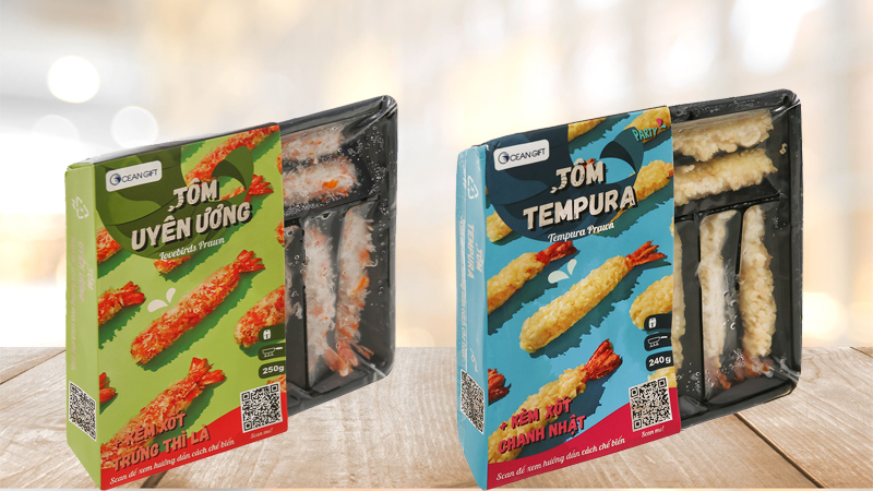 Tôm uyên ương Oceangift, Tôm tempura Oceangift