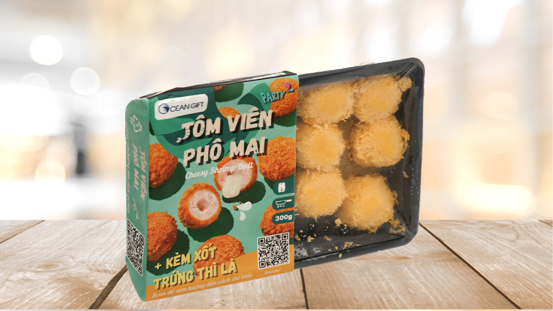 Tôm viên phô mai