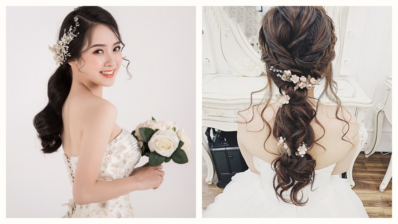 Kiểu tóc tết cô dâu: Tết tóc cô dâu luôn là lựa chọn phổ biến trong các ngày cưới. Chúng không chỉ giữ nét cổ điển mà còn mang lại sự thanh lịch và tinh tế. Hãy cùng khám phá những kiểu tóc độc đáo, tinh xảo và phù hợp với phong cách của bạn để trở thành nàng công chúa trong ngày trọng đại này.