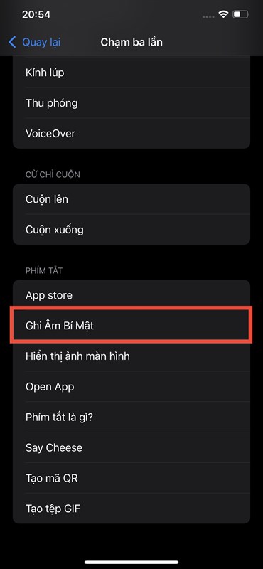 Cách ghi âm bí mật trên iPhone