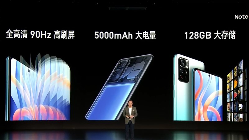 Xiaomi Redmi Note 11 được trang bị viên pin 5.000 mAh Xiaomi Redmi Note 11 được trang bị viên pin 5.000 mAh