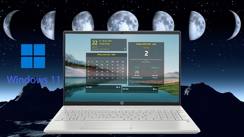 Hướng dẫn cách thêm Widget lịch âm cho Windows 11 cực kỳ đẹp mắt
