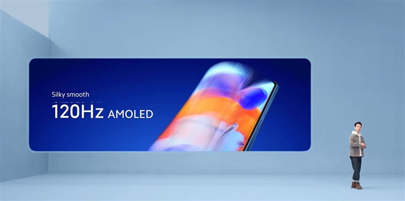 Xiaomi Redmi Note 11 Pro 5G sở hữu màn hình 120 Hz. Nguồn: Xiaomi.