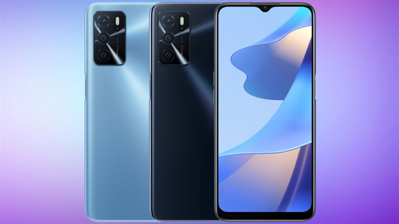 OPPO A54s có hai phiên bản màu sắc và cảm biến vân tay được nhúng vào phím nguồn ở khung cạnh bên