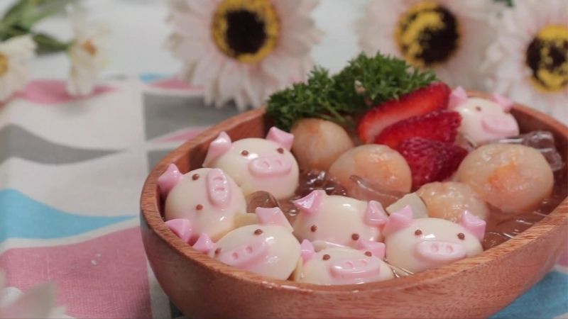 2 ways to make Khuc Bach tea, the pig is so fond of it