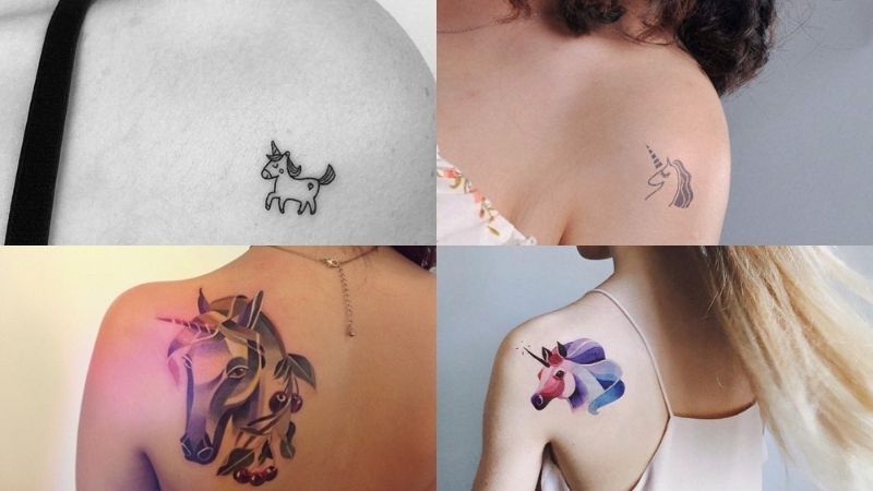 Hình xăm nữ ở vai 51  Tattoo Gà